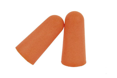 Cofan – Tapones de Protección Auditiva Desechables | 10 o 50 Unidades (5 o 25 Pares) | SNR 36 dB | Espuma Naranja